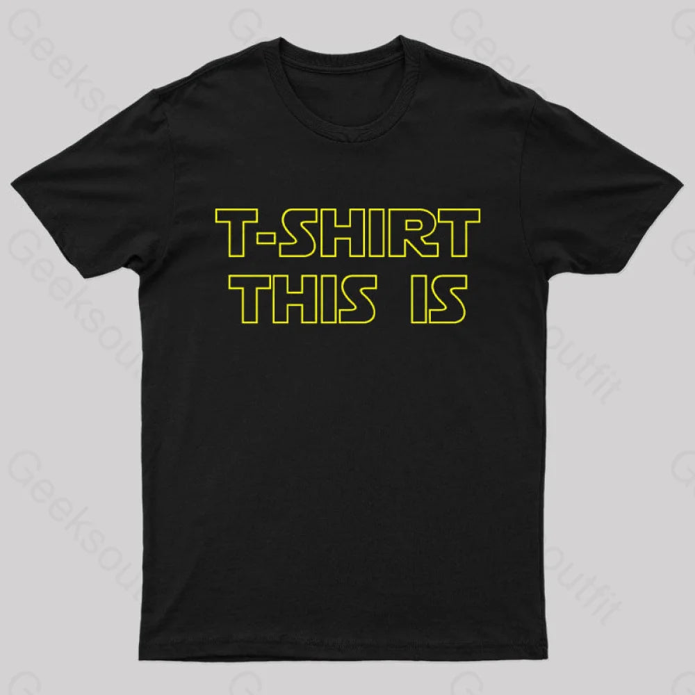 T-Shrt This Is Geek T-Shirt Hip Women's Urban