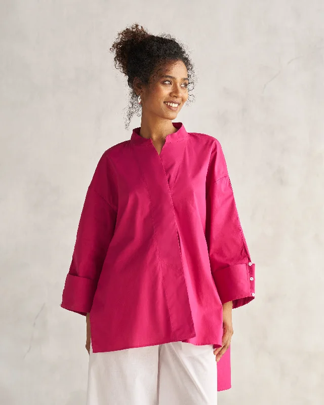 Cirrus Shirt - Berry Vintage Women's 1970S 