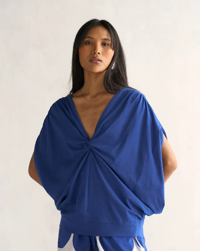 Adah Top - Navy Stylish Women's Neon