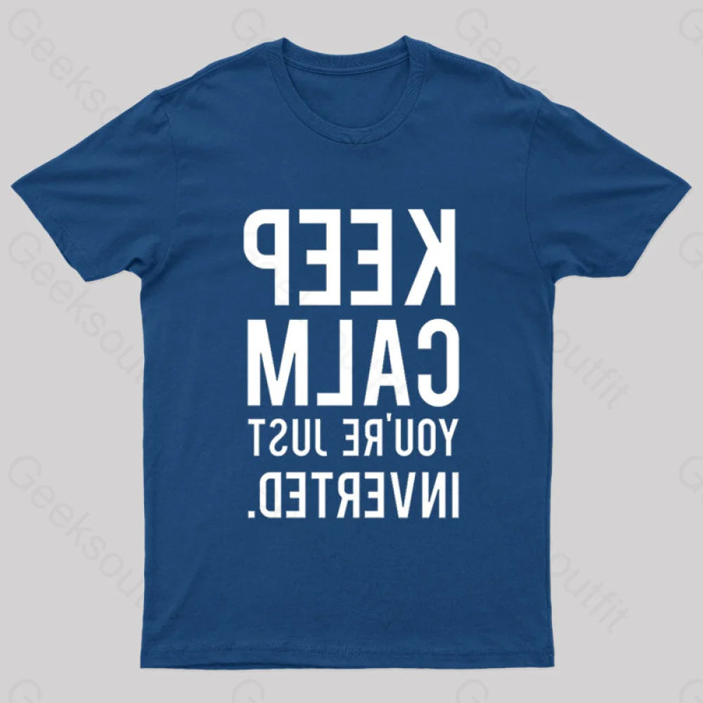 Keep Calm You're Just Inverted Nerd T-Shirt Stylish Women's Tropical 