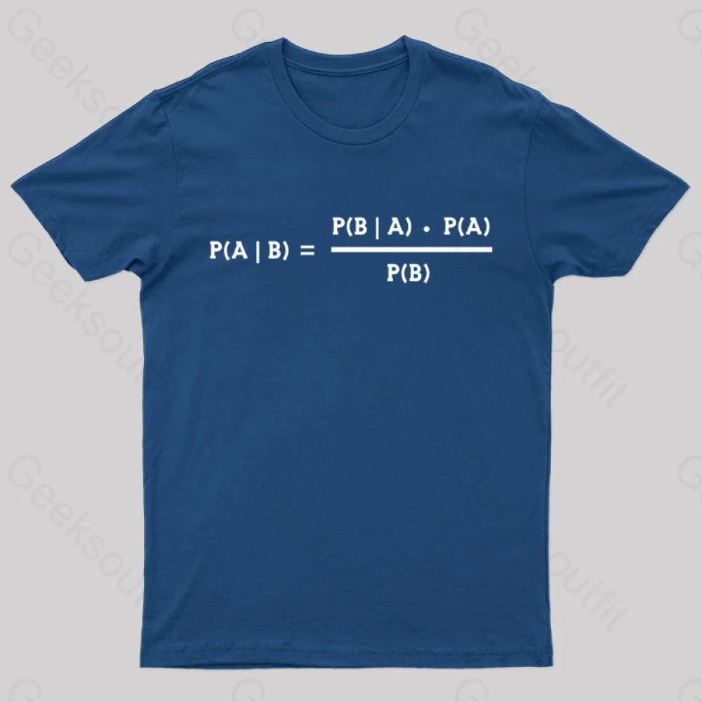 Bayes Theorem Nerd T-Shirt Youthful Women's Pop