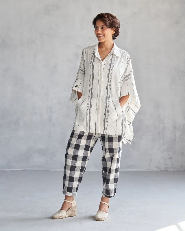 Shiro Boxy Shirt - Ivory Women