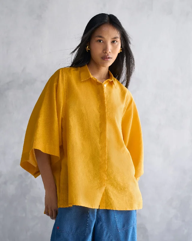 Drop Armhole Shirt - Ochre Adventure