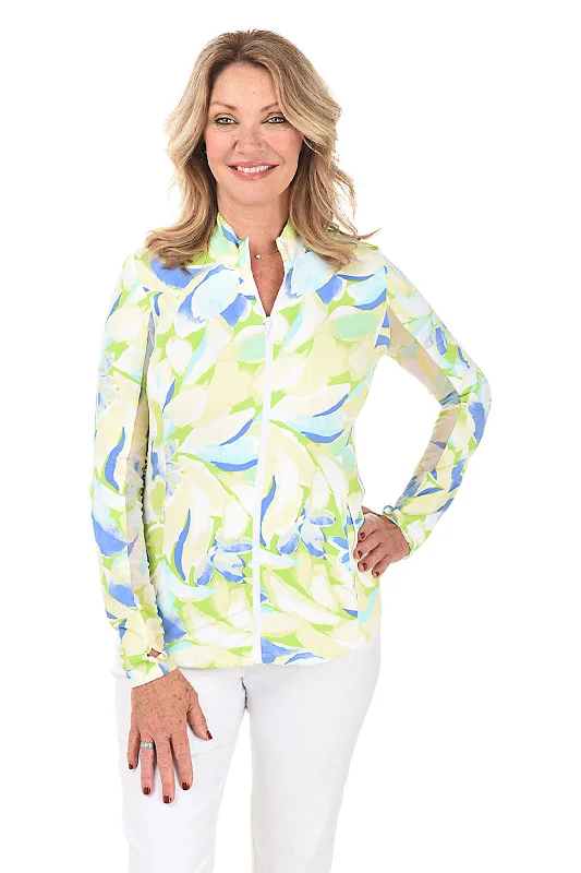 Aquatic Floral UPF50+ Jacket European
