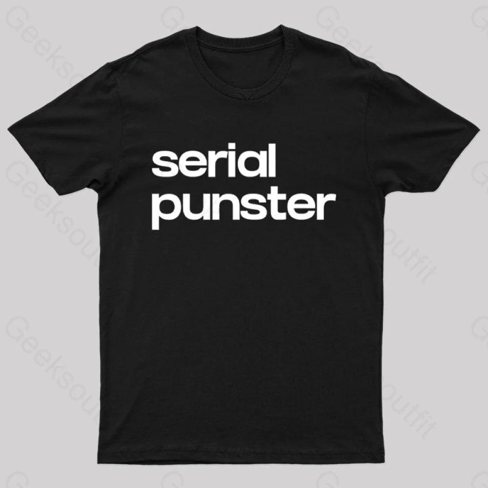 Serial Punster Nerd T-Shirt Edgy Women's Punk