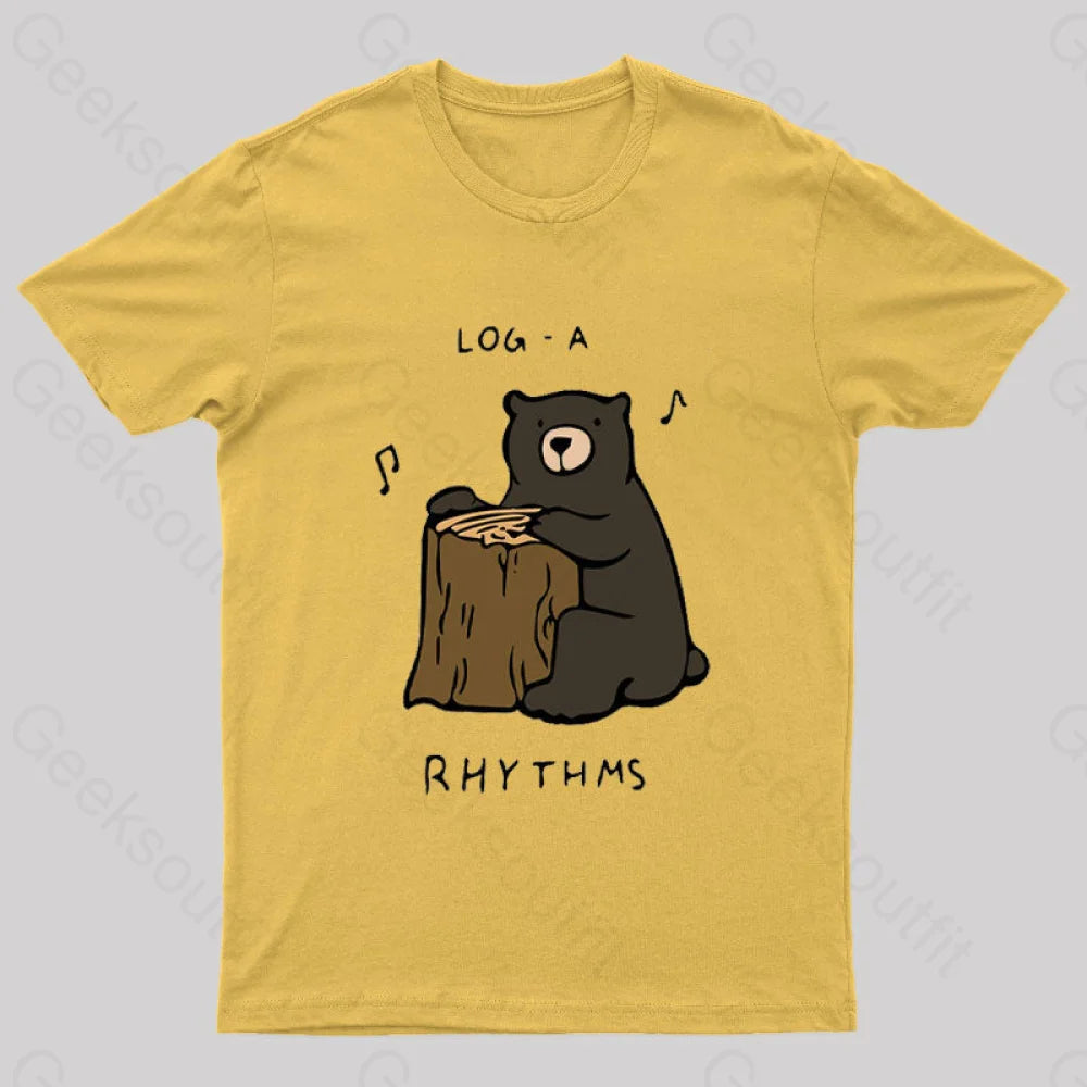 Log a Rhythms Nerd T-Shirt purpose