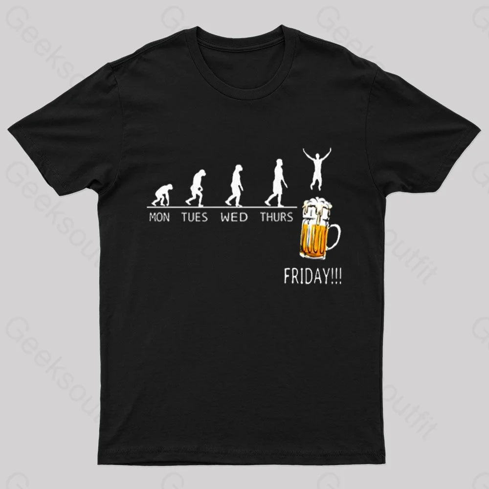 Friday Drink Geek T-Shirt Elegant Women's Formal 
