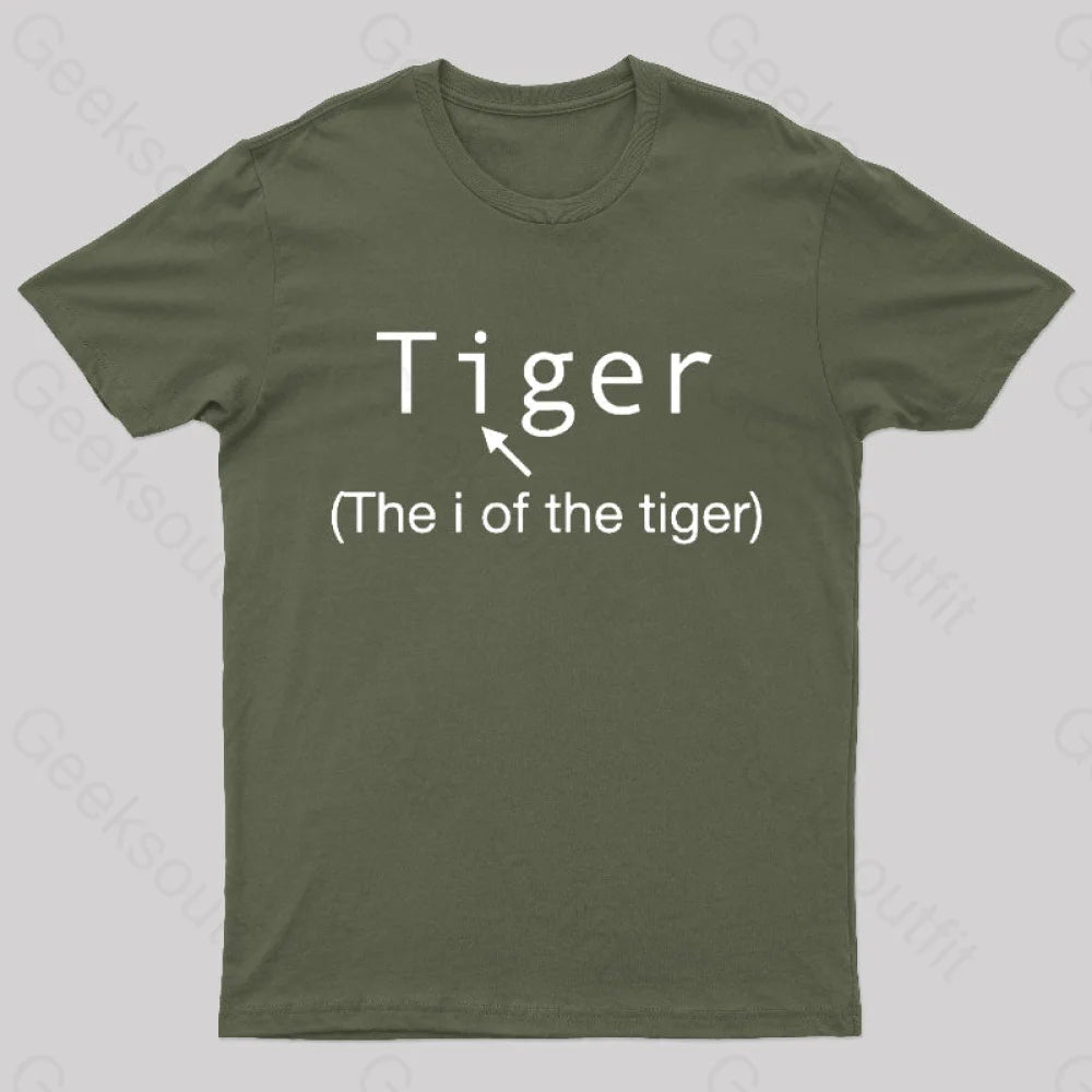 The i Of The Tiger Geek T-Shirt Street