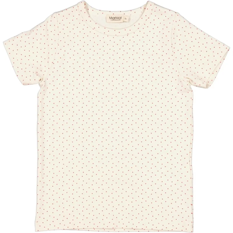 MarMar Red Currant Dot Tago T-shirt Laid - back Women's Style