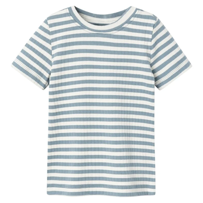 Name it Smoke Blue Henrak Slim T-Shirt Women