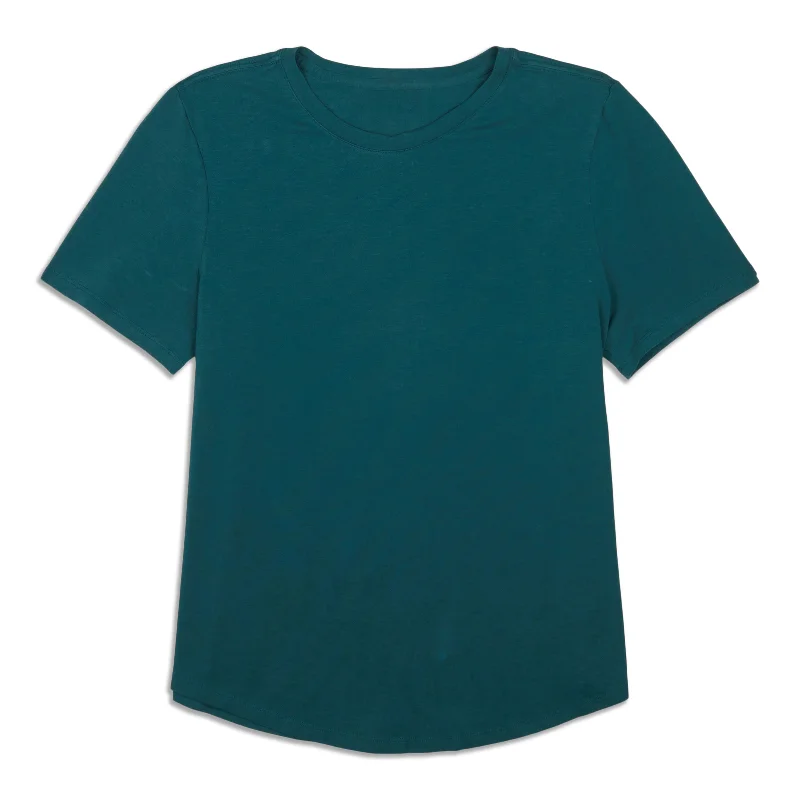 Love Crewneck T-Shirt - Resale Classic Women's Pin - striped