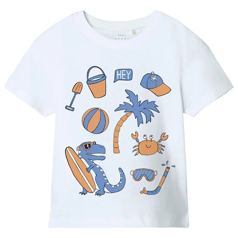 Name it Bright White Vogna Loose T-Shirt French