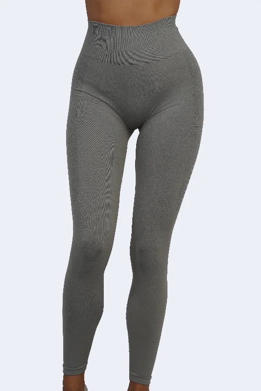 ULTRA SEAMLESS SCRUNCH LEGGINGS - GREY Relaxed Women's 