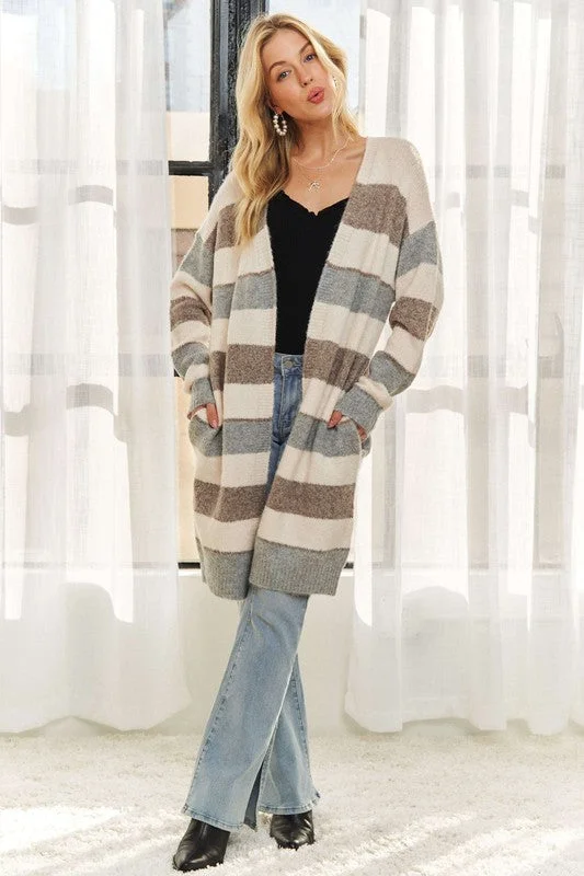 KENDRA STIRRUPS LONG SLEEVES CARDIGAN Minimalist Women's Casual