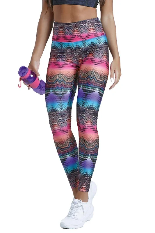 Alto Giro Geo Jazzy Legging Trendy Women's Oversized