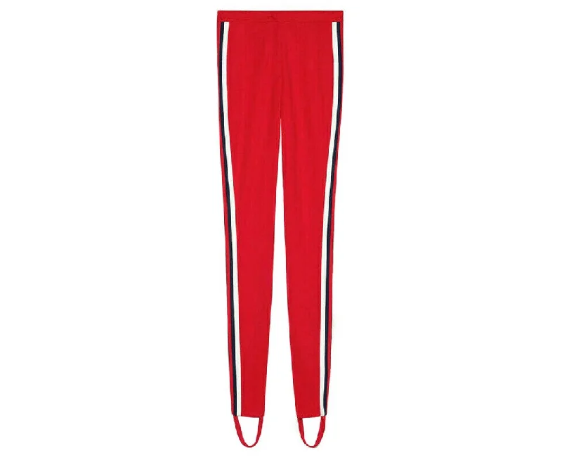Gucci Women's Sylvie  Legging Stirrup With BRB Web Stripe Pant (Small) performance