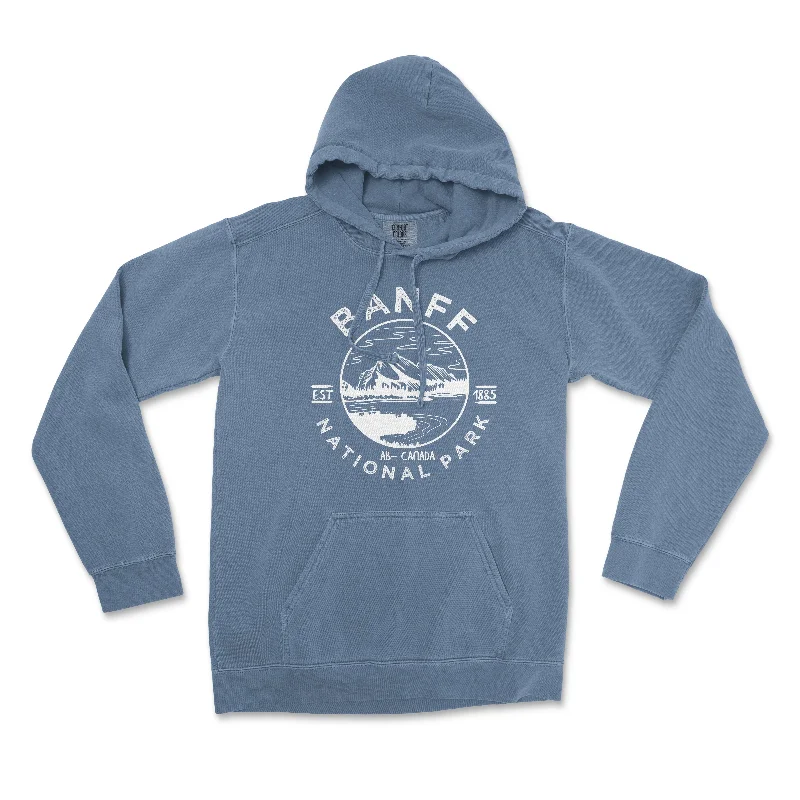 Banff National Park Comfort Colors Hoodie Luxurious Women's High -  end