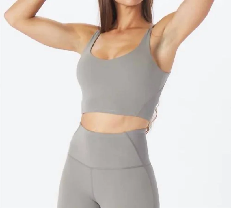 Tone Up Bra In Silver Fog Laid - back Women's Vibe