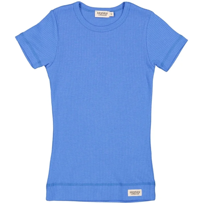 MarMar Modal Vivid Blue Plain T-shirt French