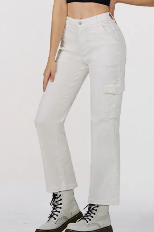 Straight Leg Jeans with Pockets Earthy Women's Hemp - based