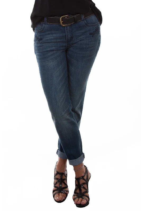 Scully Womens Blue Cotton Blend Tonal Jeans Modern Women's 