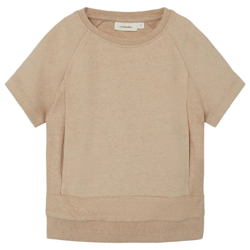 Lil'Atelier Croissant Daylin Loose Sweat T-Shirt Polished Women's Silk