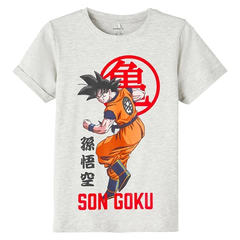 Name it Light Grey Melange Marly Dragonball T-Shirt Refined Women's Hand - crafted