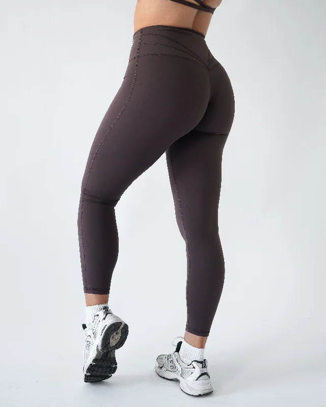 Everyday Leggings 27" - Wood Cozy Women's Sherpa - lined