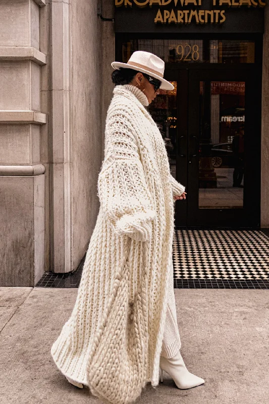 Ivory Hold Me Close Shawl Collar Cardigan Feminine Women's Style 