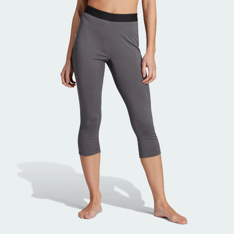 Women's adidas Xperior Merino 200 Baselayer 3/4 Leggings Geometric