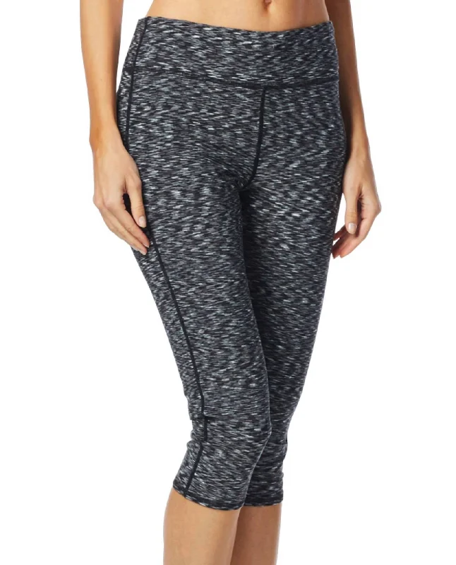 Breakaway Rall High Capri Leggings In Black Trendy Women's Oversized