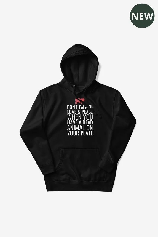 Love & Peace Unisex Premium Hoodie Compression
