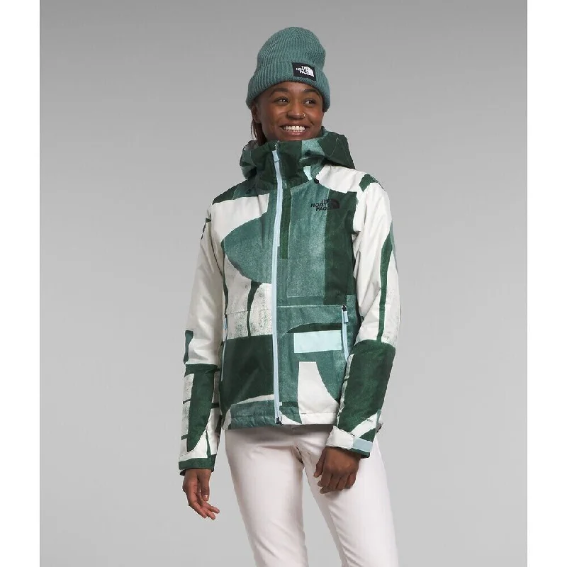 The North Face Clementine Triclimate Jacket Women's Dark Sage Full Zip SGN1048 Artistic Women's Hand - painted The North Face Clementine Triclimate Jacket Women's Dark Sage Full Zip SGN1048 Artistic Women's Hand - painted