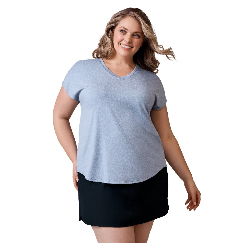 Free Country Women's Plus Size Microtech Chill B Cool Tee Tough Women's Military - inspired