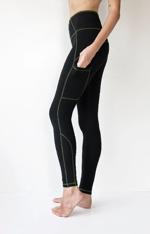 Pocket Leggings Streetwear Style for 