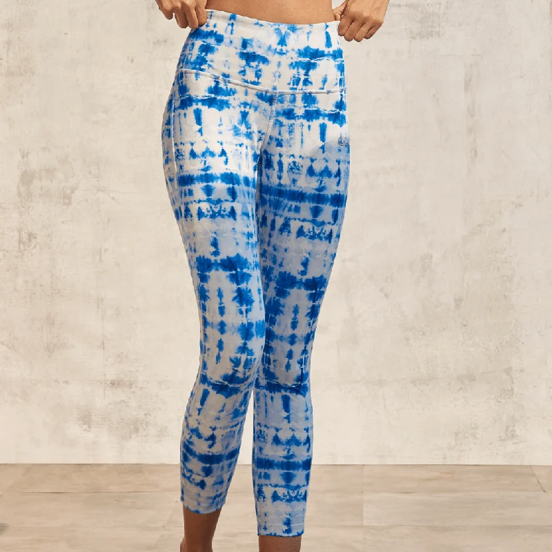 Indigo Shibori Luxe Leggings French
