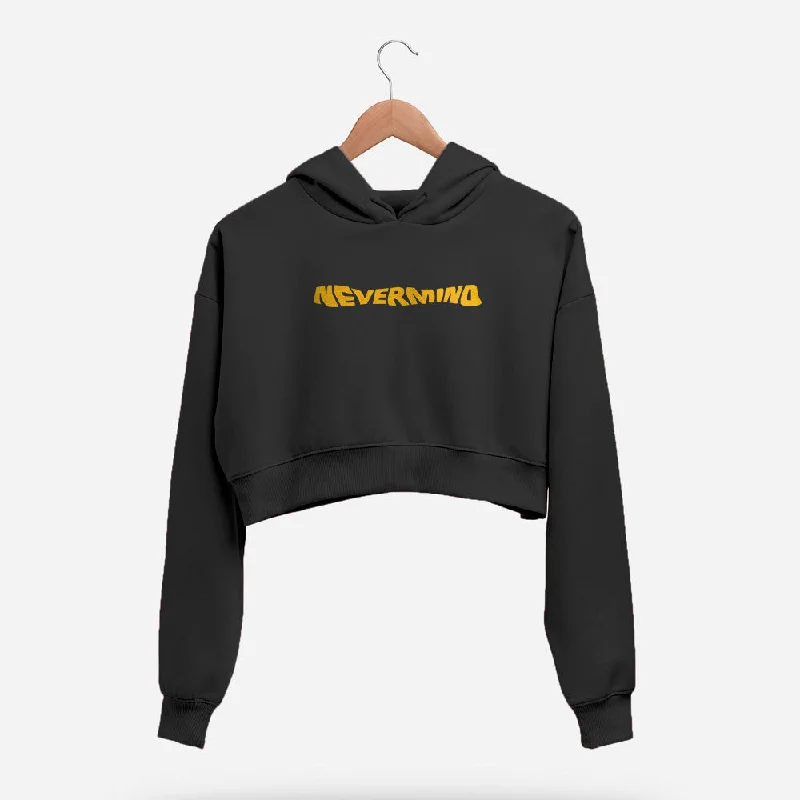 Nevermind The Quirkiness Crop Hoodie Vacation