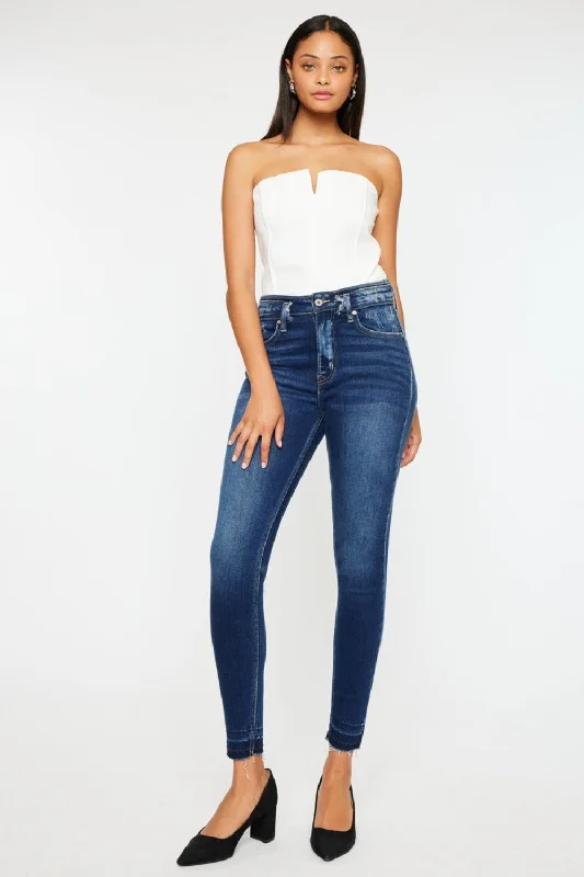 Kancan Full Size High Rise Ankle Skinny Jeans British Gentlewoman Style