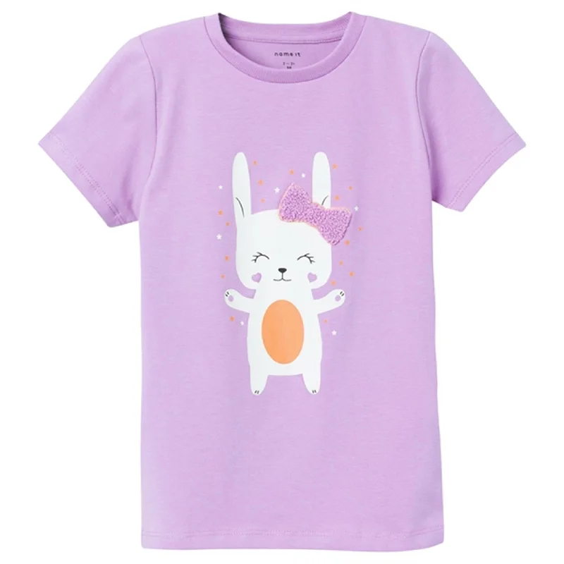 Name it Smoky Grape Hilde T-Shirt Stylish Women's Neon
