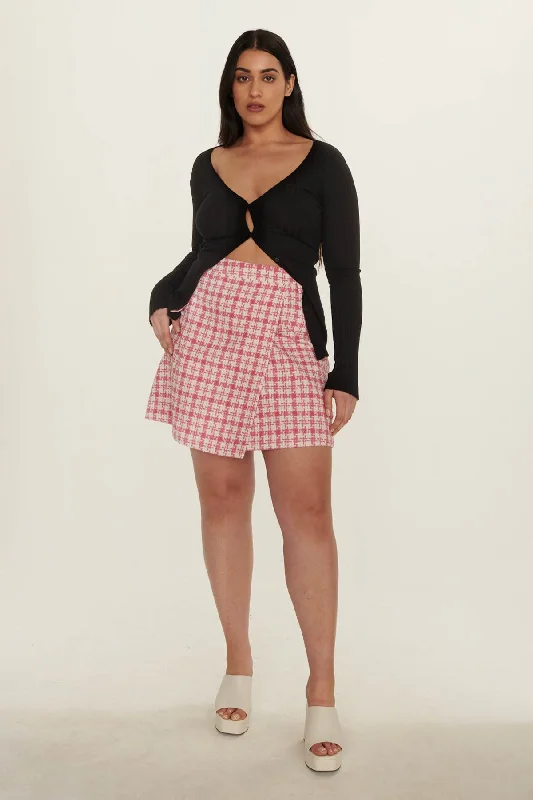 Fitted Knit Button Down Monochromatic All - in - one