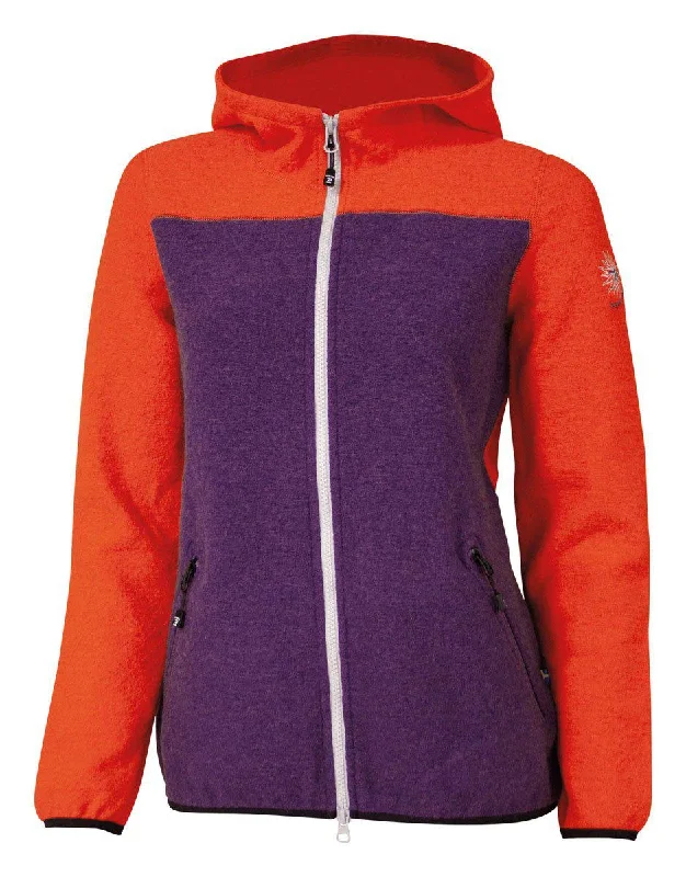 ZOYA HOOD  — SPARKLING GRAPE Casual Women's Loose - fitting