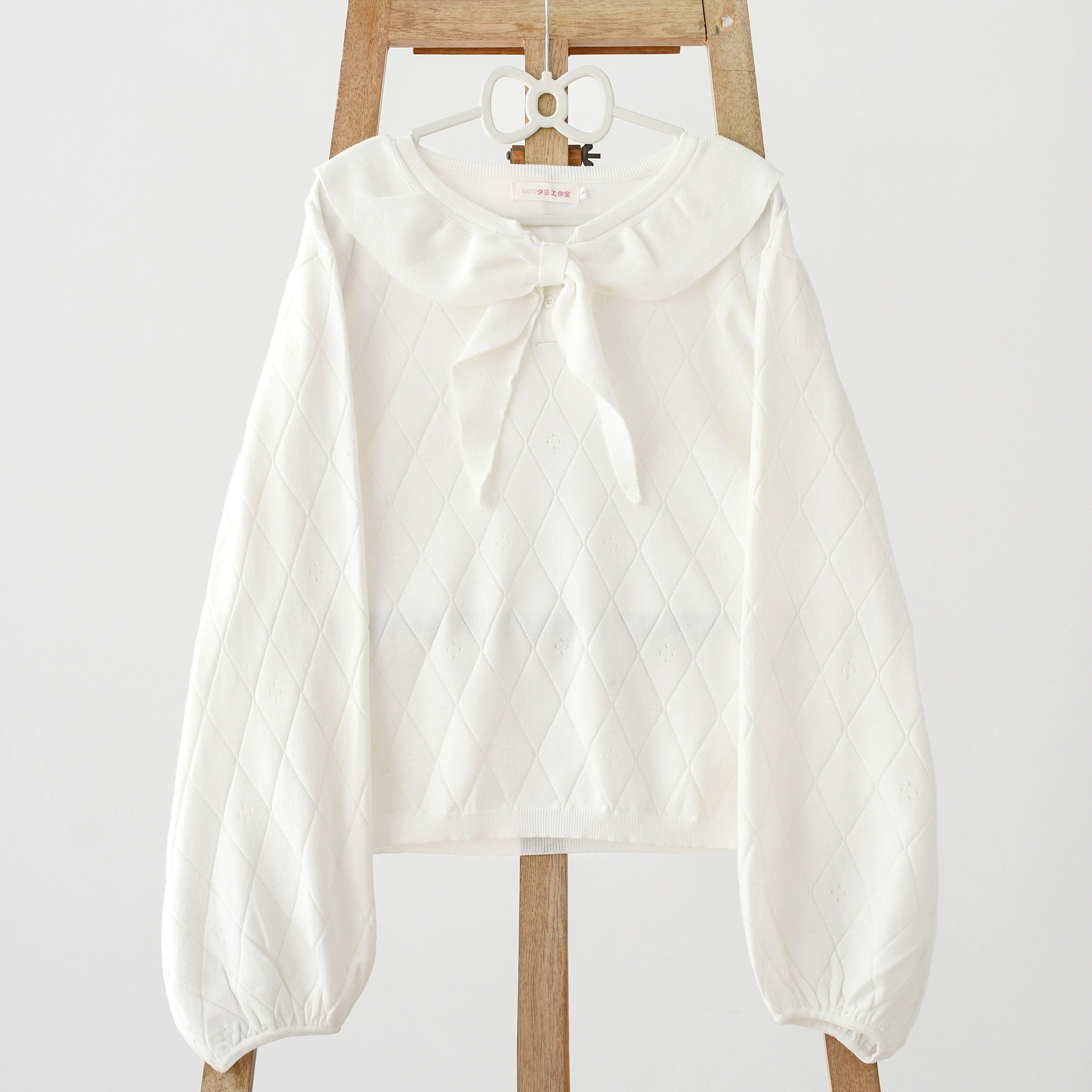 Sailor's Collar Pullover Knit Sweater Tough Women's Military - inspired