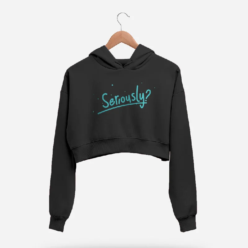 Seriously Crop Hoodie Cool Women's Skate