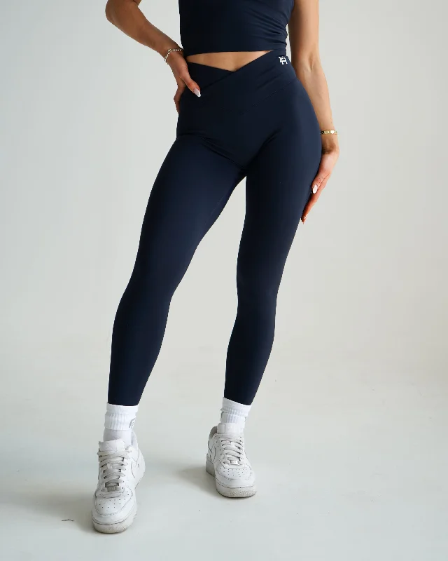 Impact V-Waist Leggings - Navy Women