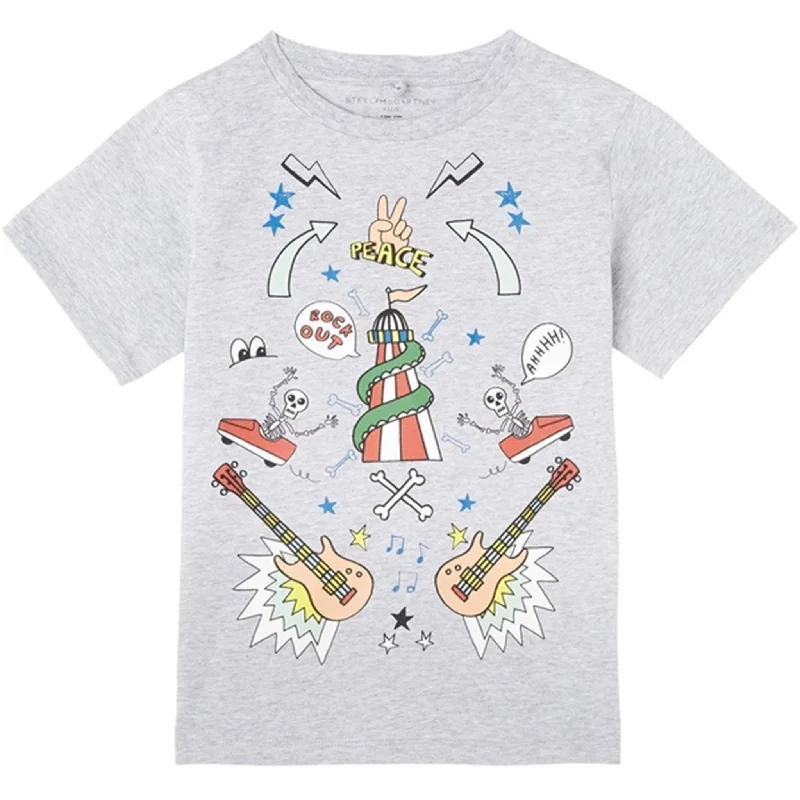 Stella McCartney Grey T-Shirt Elegant Women's Formal 
