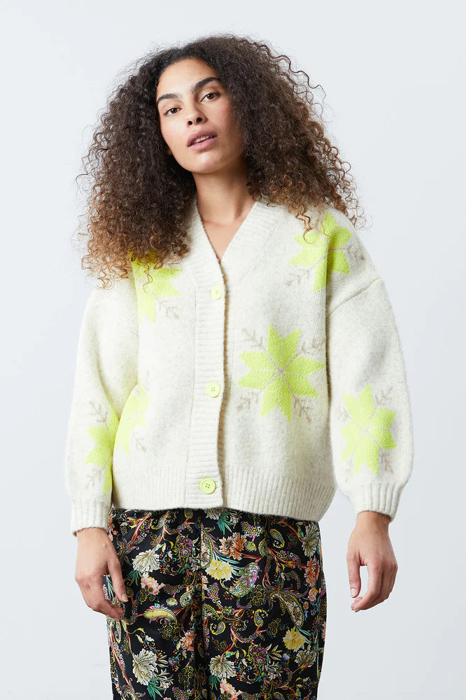 Lollys Laundry Paisley Cardigan Practical Women's Multi - 