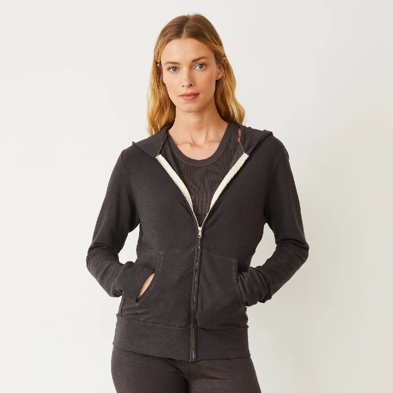 Supersoft Zip Up Hoody Relaxed Women's Beachy