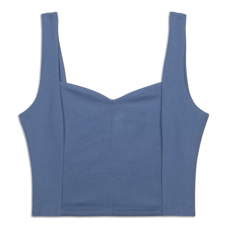 Ribbed Softstreme Sweetheart Tank Top - Resale European