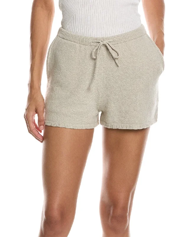 IVL Collective Low-Rise Boucle Short Cozy Women's Sherpa - lined