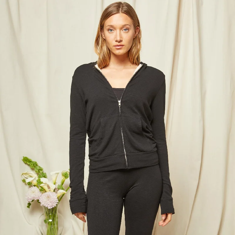 Bridal Supersoft Zip Up Hoody Luxurious Women's High -  end